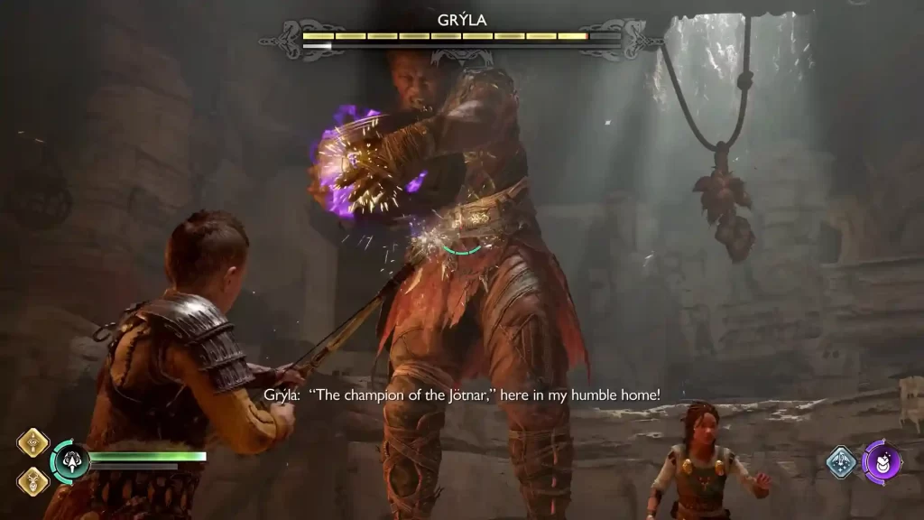 How to quickly Defeat Gryla in God of War Ragnarok?