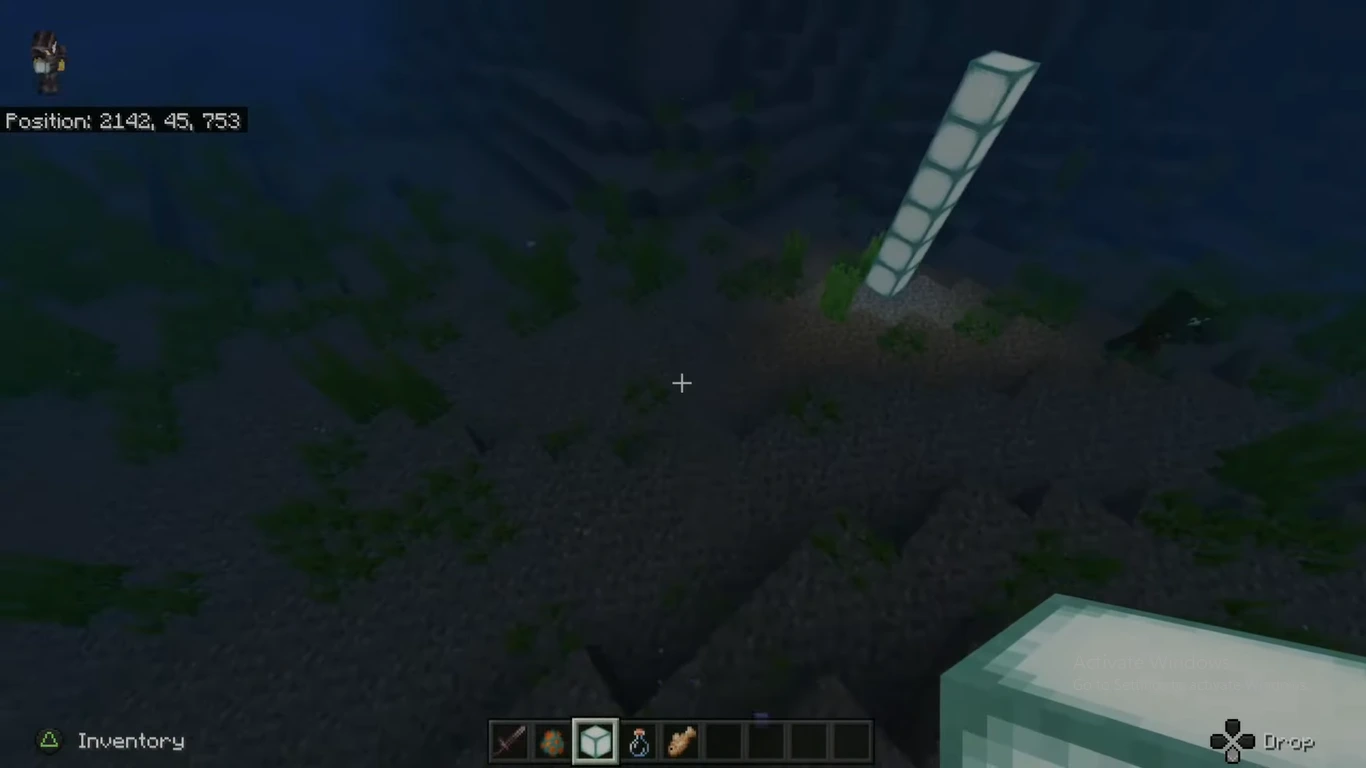 How To get Sea Lantern In Minecraft Xbox Step 4