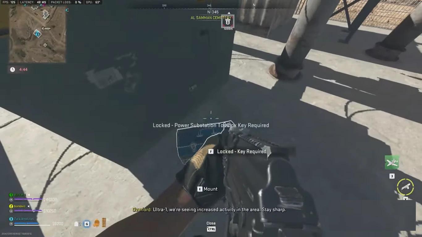 Power Substation Toolbox Key Location in Warzone 2 & MW2 DMZ