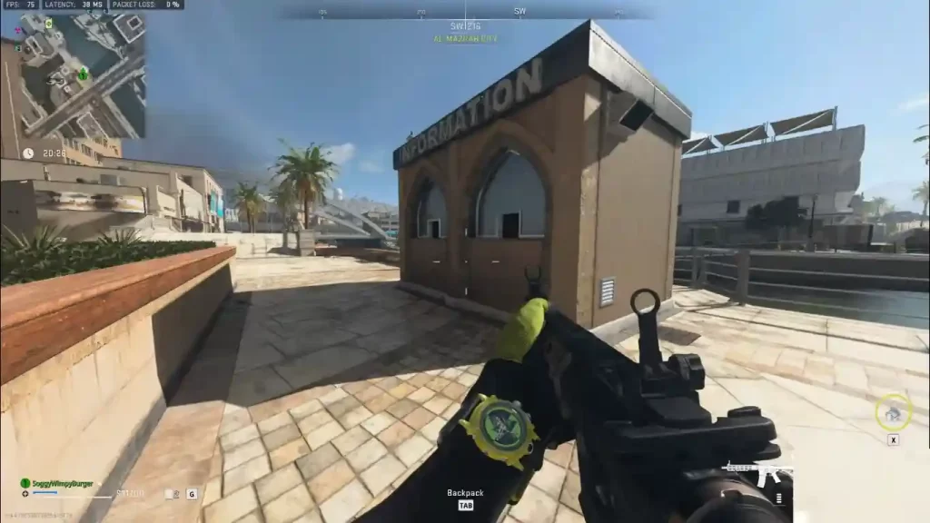 The North Canals Info Booth Location in Warzone 2 MW2 DMZ