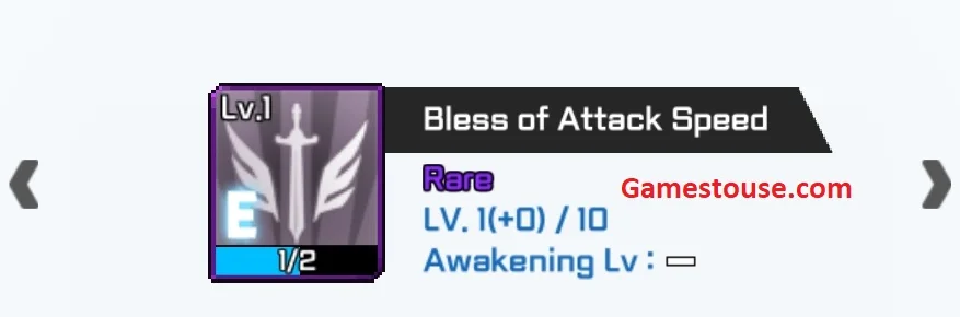 Bless of Attack Speed