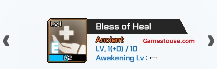 Bless of Heal