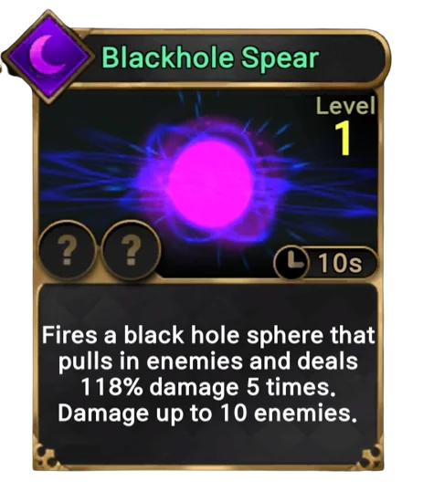 Blackhole Spear