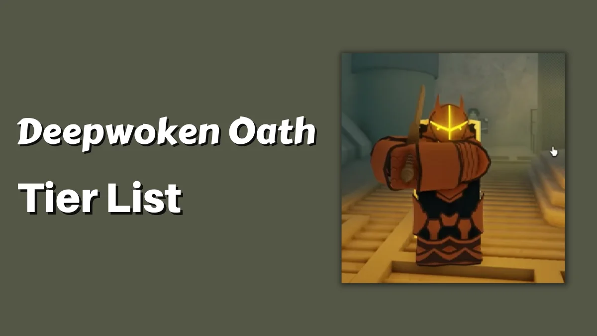 Oath Tierlist  Deepwoken [Verse 2] 