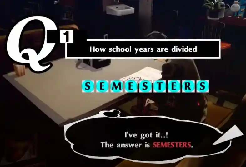 Persona 5 Royal Crossword Answers Guide: It Is Easy to Solve