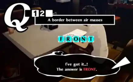 Persona 5 Royal Crossword Answers 12