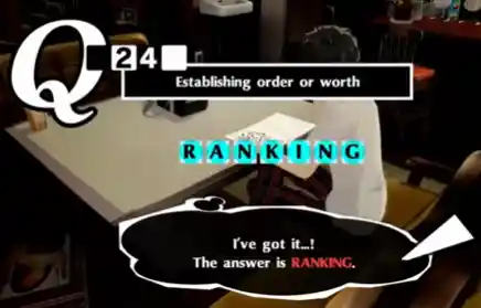 Persona 5 Royal Crossword Answers 24