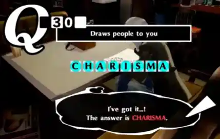Persona 5 Royal Crossword Answers 30