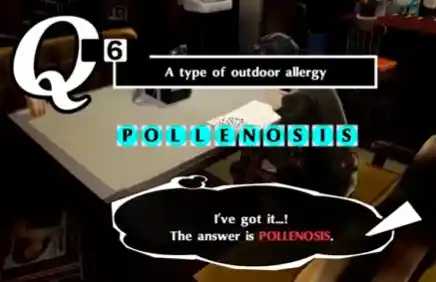 Persona 5 Royal Crossword Answers 6