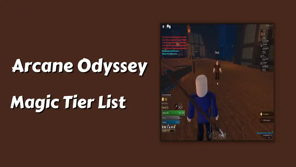 Roblox Arcane Odyssey Magic Tier List (março de 2023)