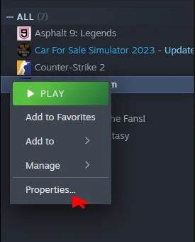 Check The Integrity of Game Files On Steam