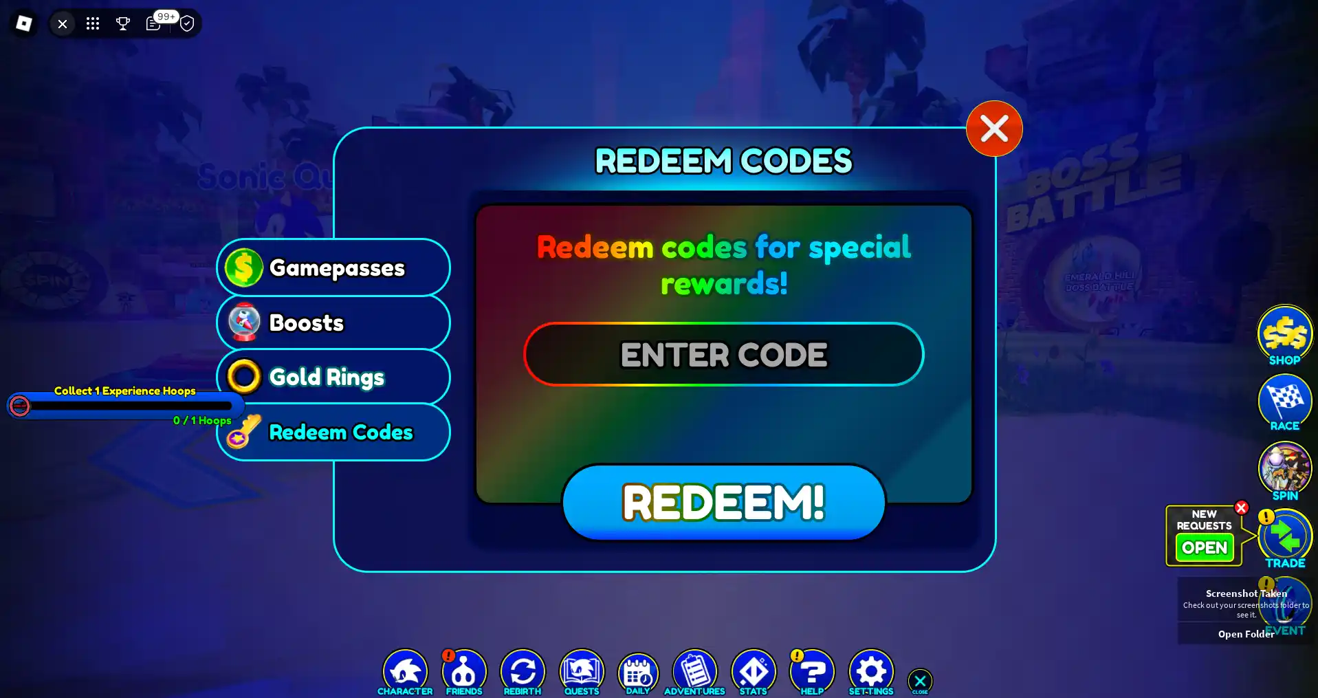 Sonic Speed Simulator Codes for Neo Metal (June 2024)