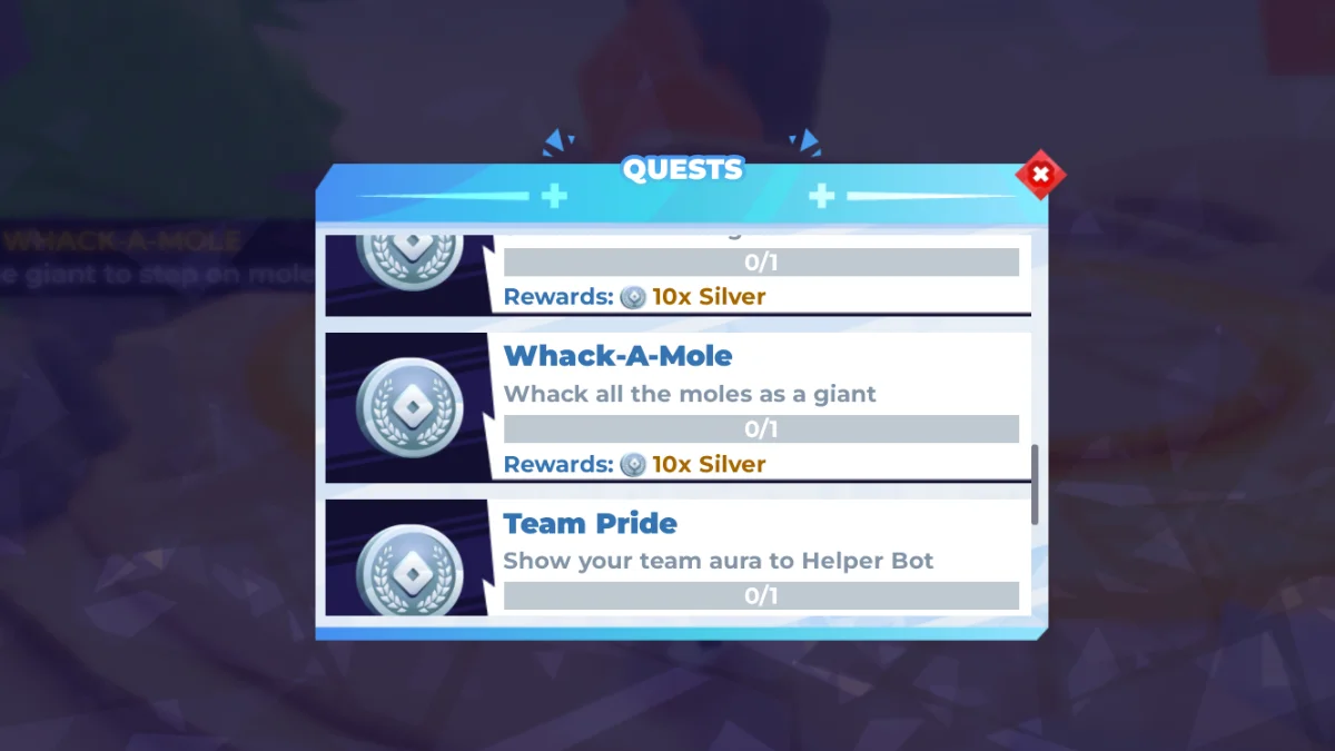 Complete the Whack a Mole Quest The Games Event