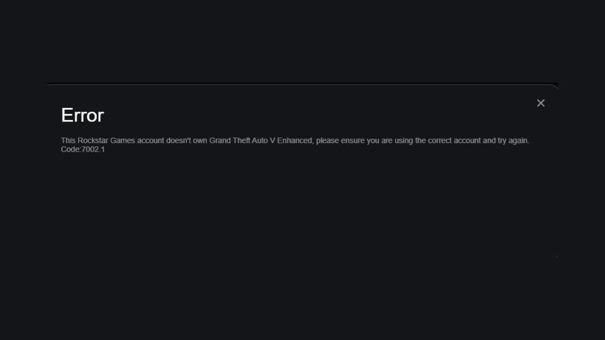 How to Fix This Rockstar Games account doesn't own Grand Theft Auto V Enhanced 1 Fix This Rockstar Games account doesn't own Grand Theft Auto V Enhanced
