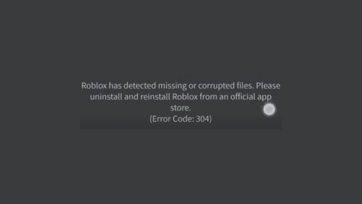 How to Fix Roblox Error Code 304