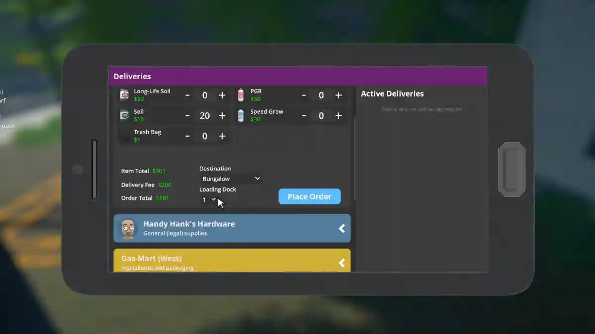 How to Get Deliveries Schedule 1