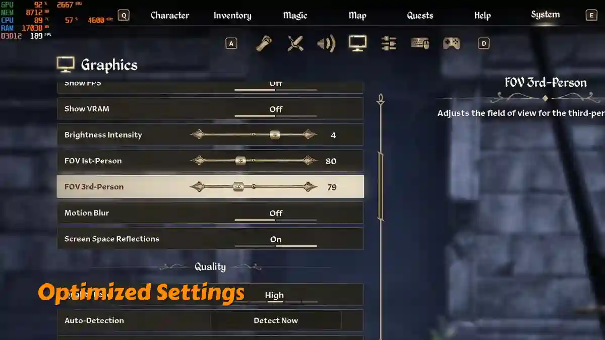Best Oblivion Remastered Optimized Settings