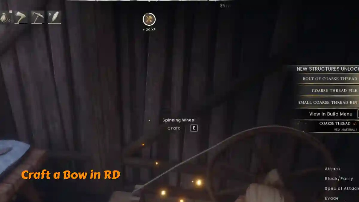 Craft a Bow in Runescape Dragonwilds