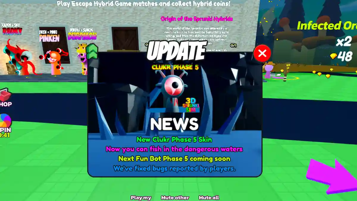 Get New Clukr Phase 5 Badge In 3D Sprunki Sim