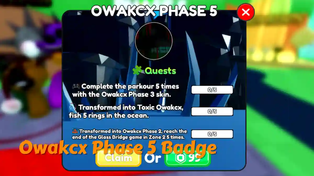 How To Get Owakcx Phase 5 Badge in 3D Sprunki SIM 1 How To Get Owakcx Phase 5 Badge in 3D Sprunki SIM