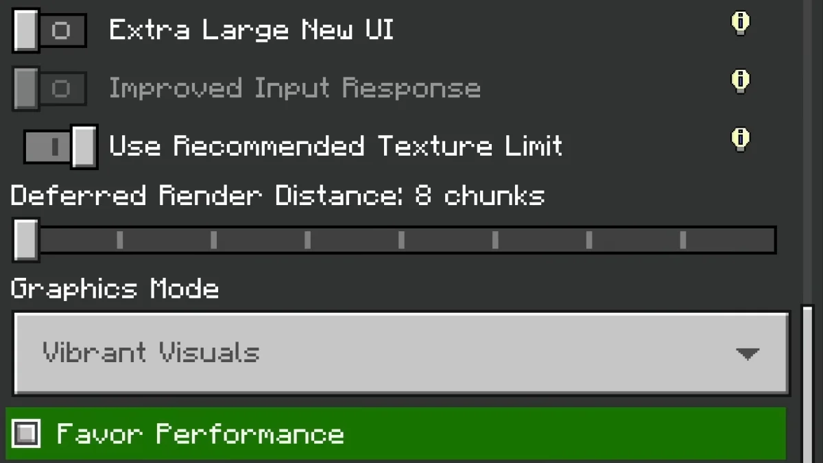 How To Turn On Vibrant Visuals In Minecraft Bedrock
