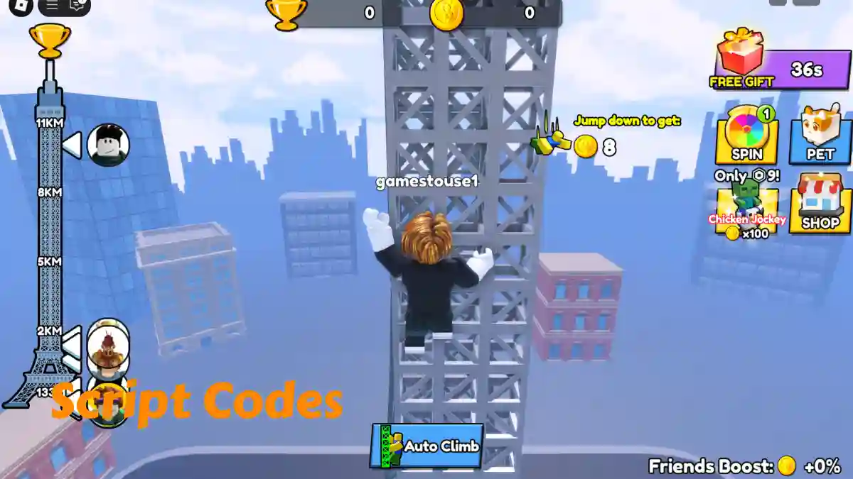 Climb and Jump Tower Script (No Key, Auto Coins, Auto Wins) 1 Climb and Jump Tower Script