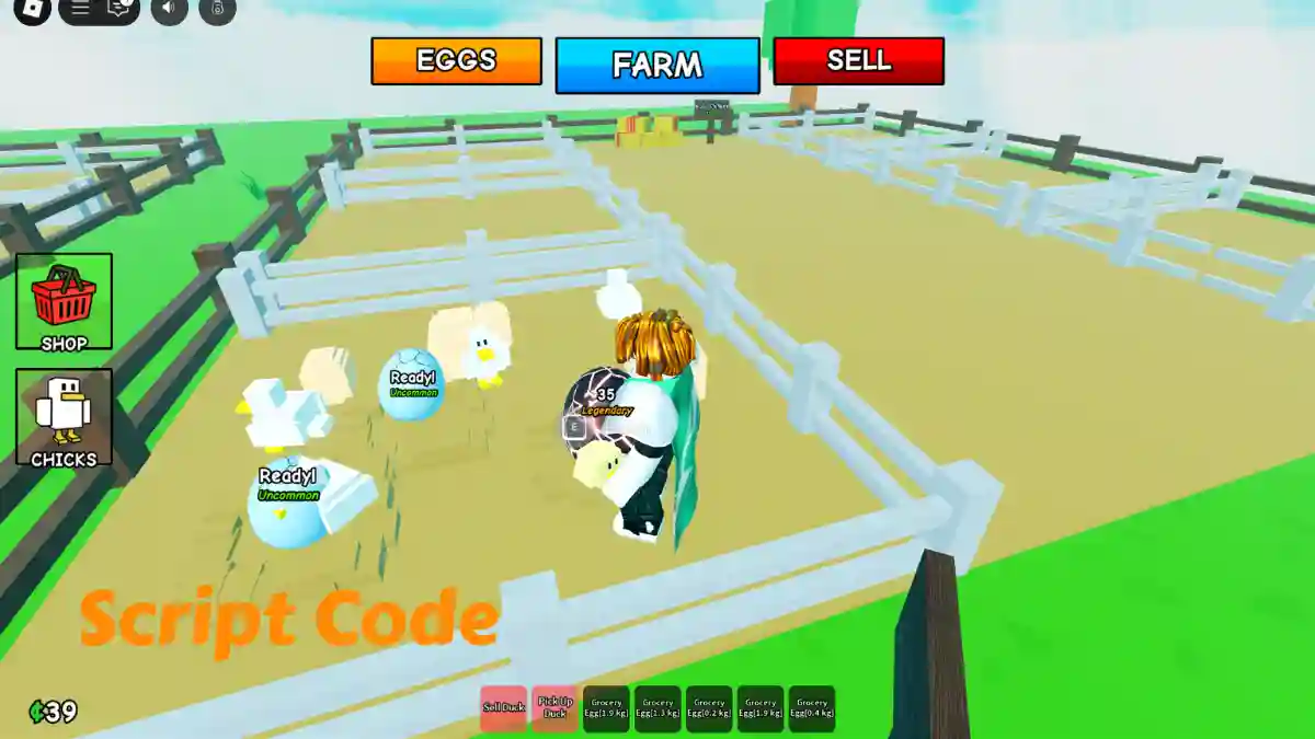 Hatch a Duck Script (No Key, Auto Collect, Auto Sell, Auto Buy) 1 Hatch a Duck Script