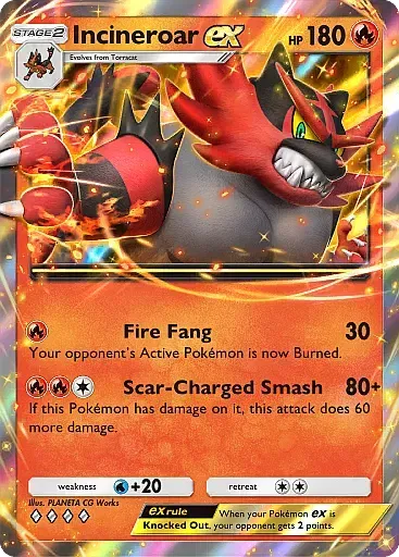 Incineroar ex Incineroar ex
