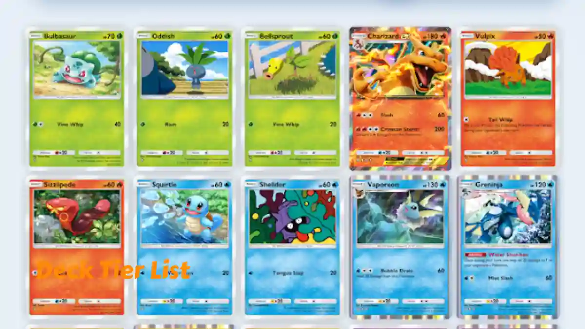 Pokémon TCG Pocket Deck Tier List