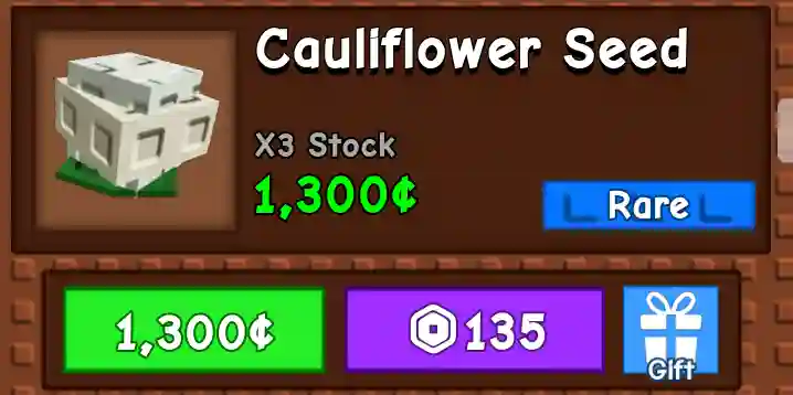 How to Get Cauliflower in Grow a Garden 3 Get Cauliflower