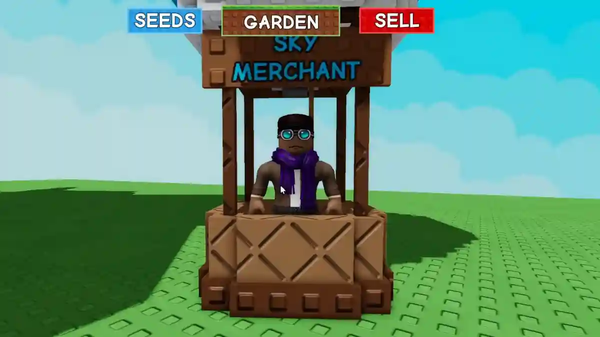 Get Find Sky Merchant Shop Grow a Garden
