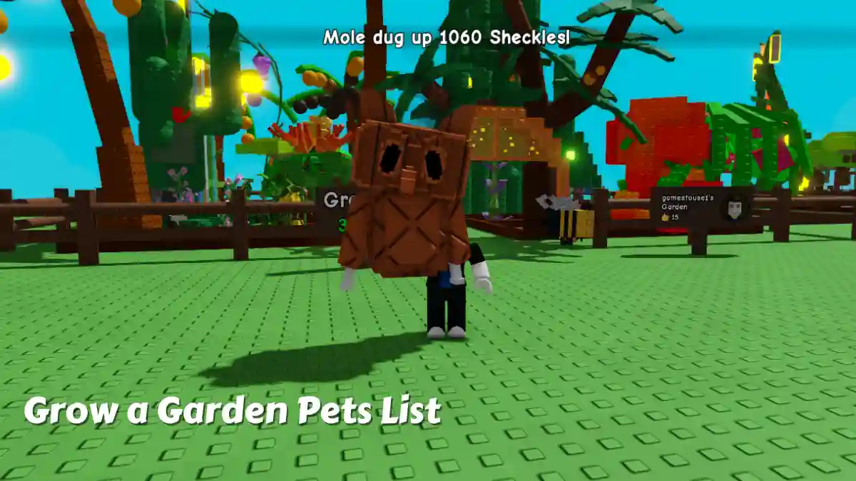 List of Grow a Garden Pets & How to Obtain Them 1 Grow a Garden Pets List