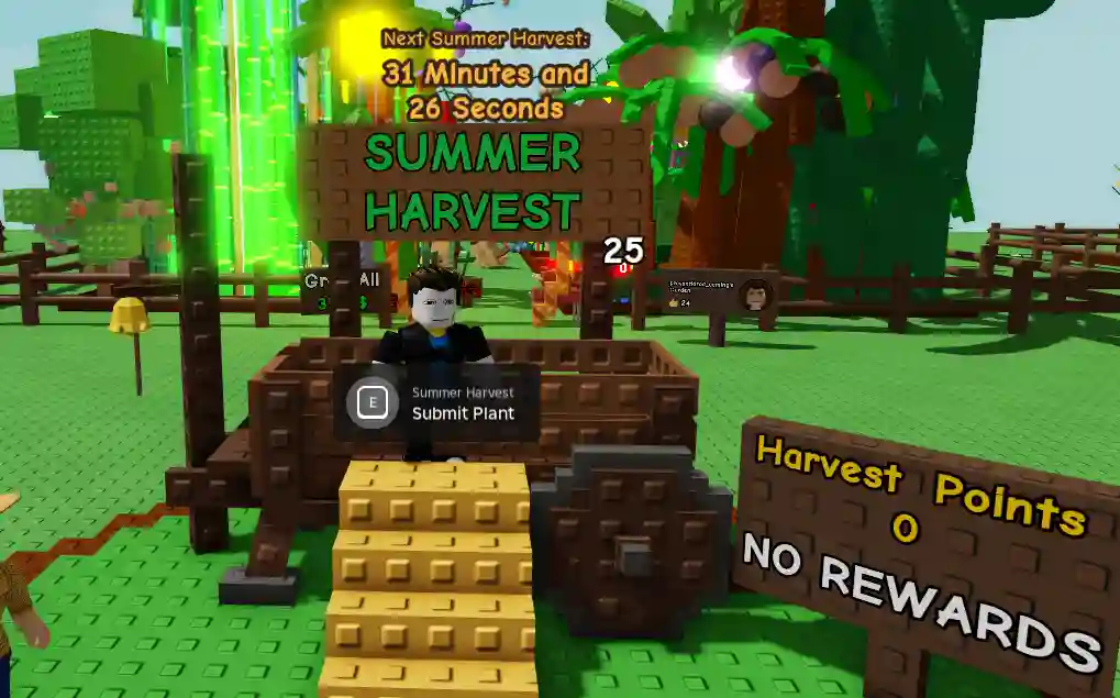How to Get Summer Plants in Grow a Garden (Harvest Points) 2 Summer Harvest Event