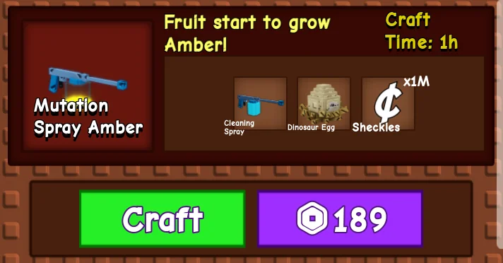 Amber Mutation Multiplier Grow a Garden Wiki 3 Amber Mutation Spray