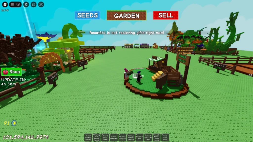 How to Fix “Not Receiving Gifts Right Now” in Grow a Garden 2 Why can’t I send gifts in Grow a Garden