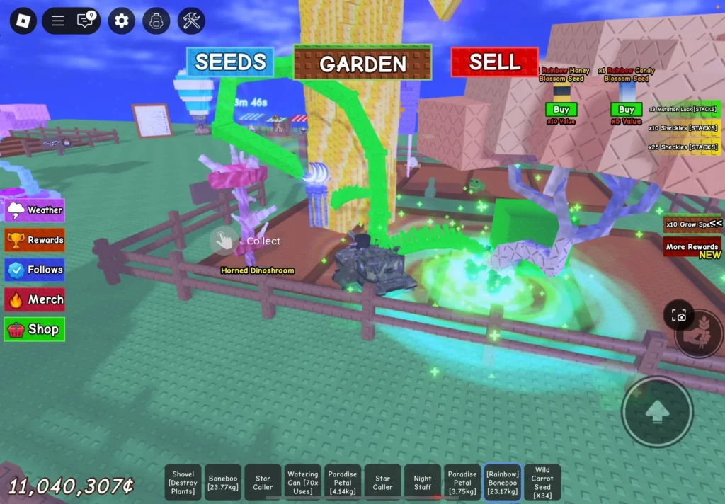Grow a Garden Prehistoric Update Leaks 15 new ui 2 dino leaks grow a garden