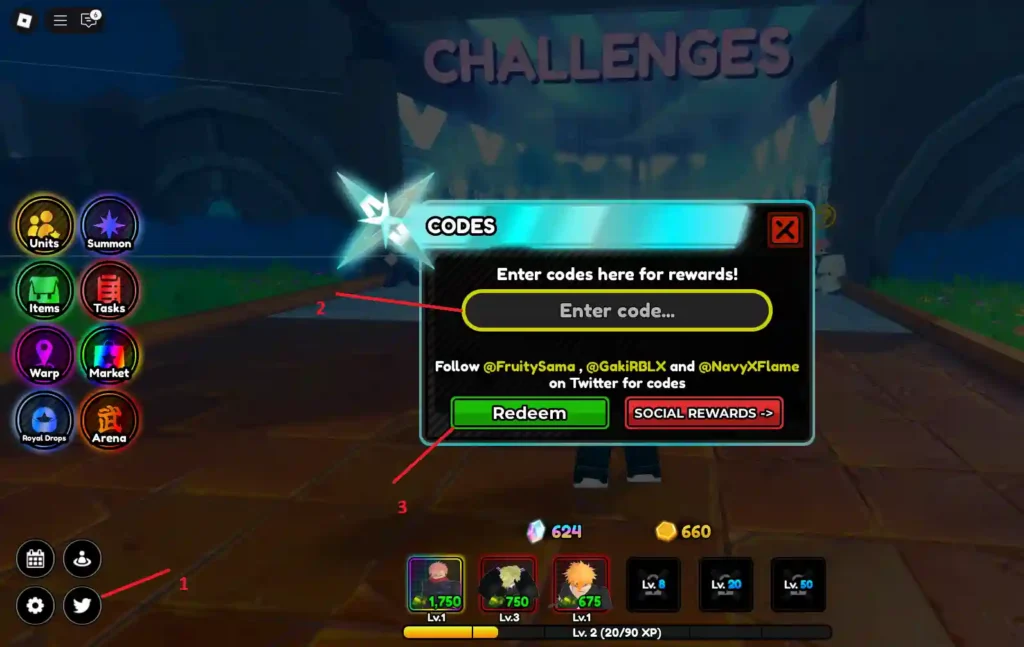 redeem All Star Tower Defense X codes