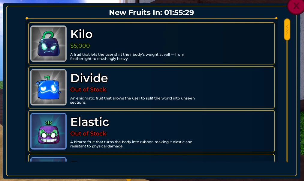 get Fruits in Vox Seas 2