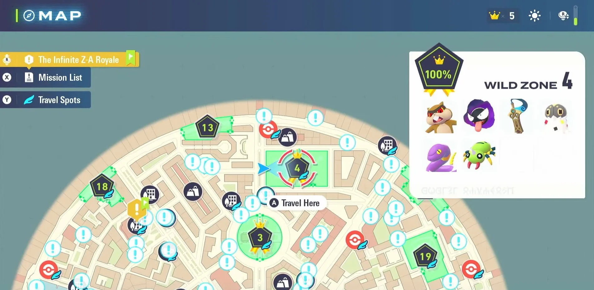 Gengar Location in Pokemon Legends Z-A