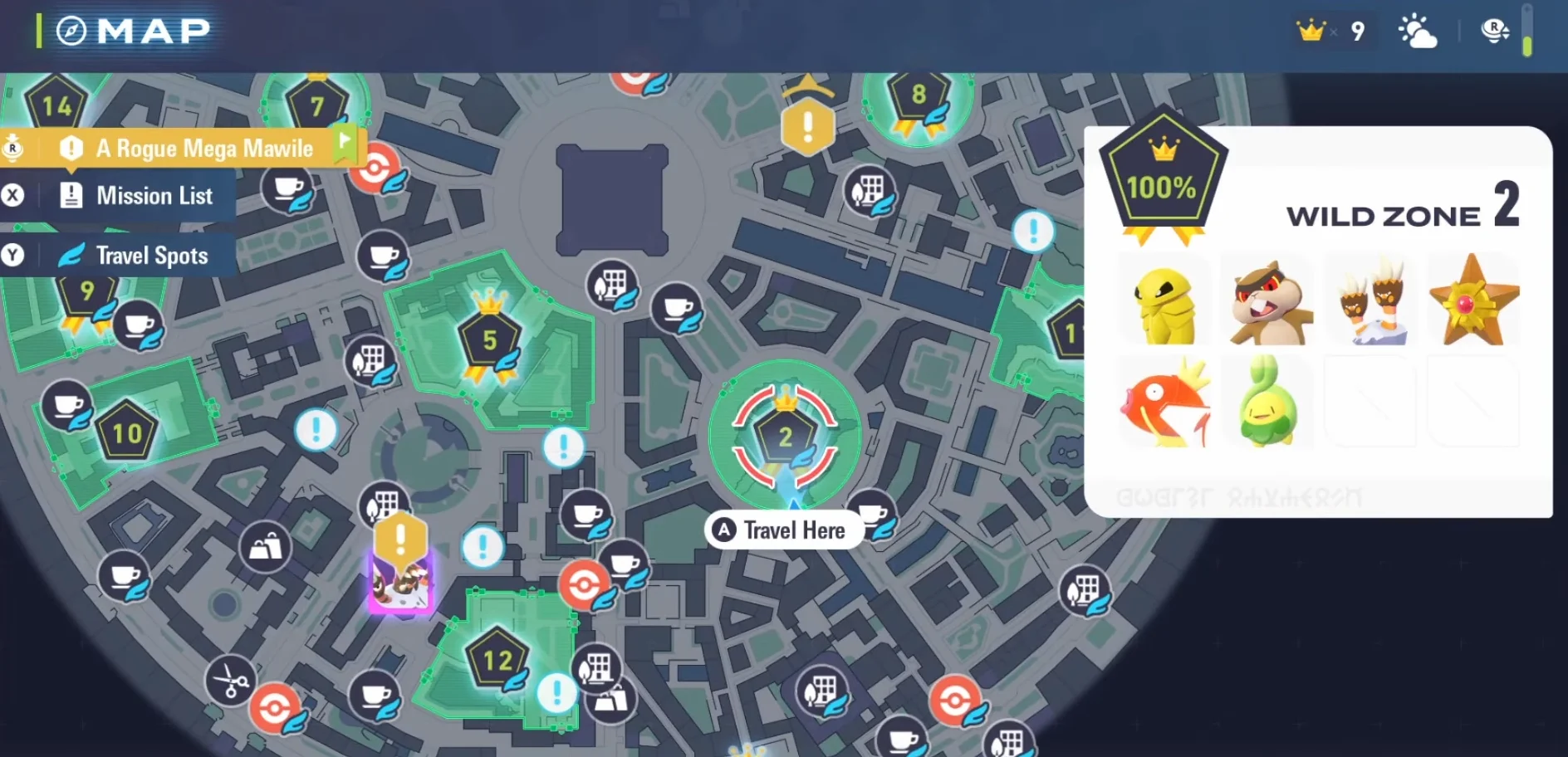 Staryu Location in Pokemon Legends Z-A