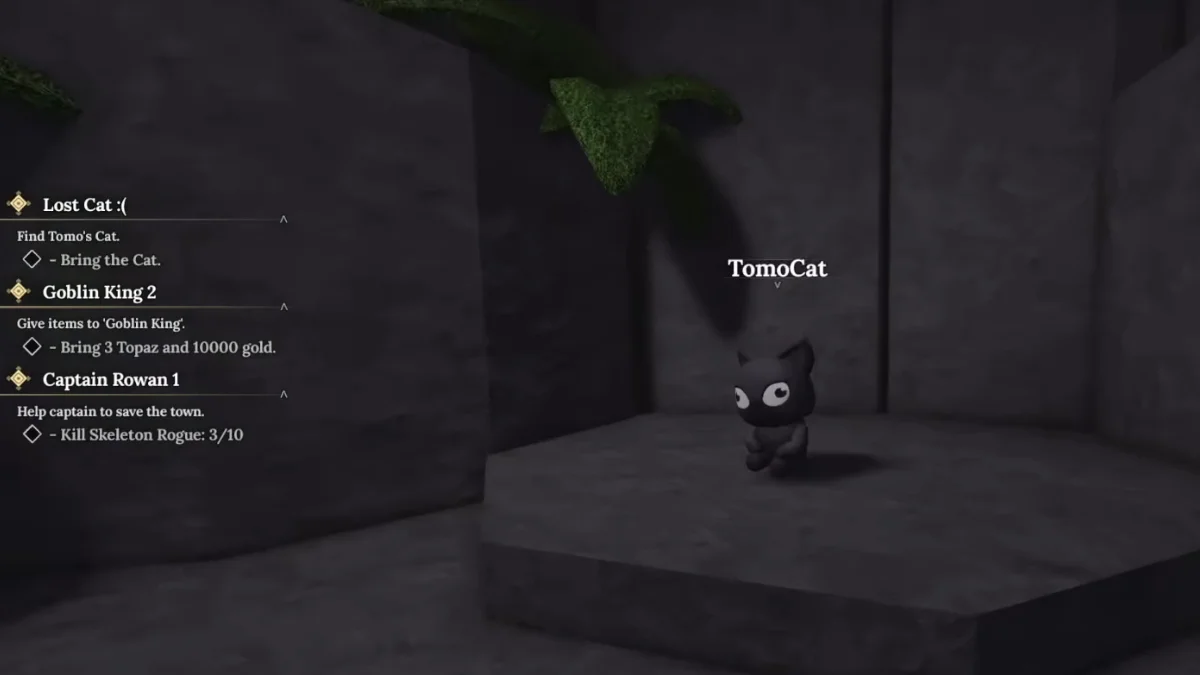 The Forge Tomo's Cat Location for Tomo the Explorist Quest