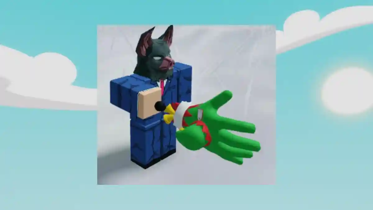 Get Elf Glove in Slap Battles (Snow man left behind Badge)