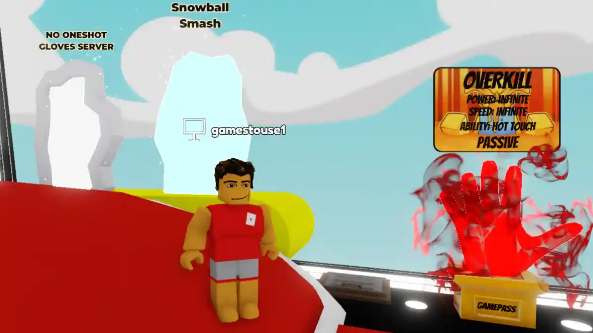 Get Jerry Glove in Slap Battles (Snow man left behind Badge)