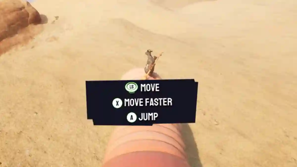 Ride 5 Sandworms in Goat Simulator 3