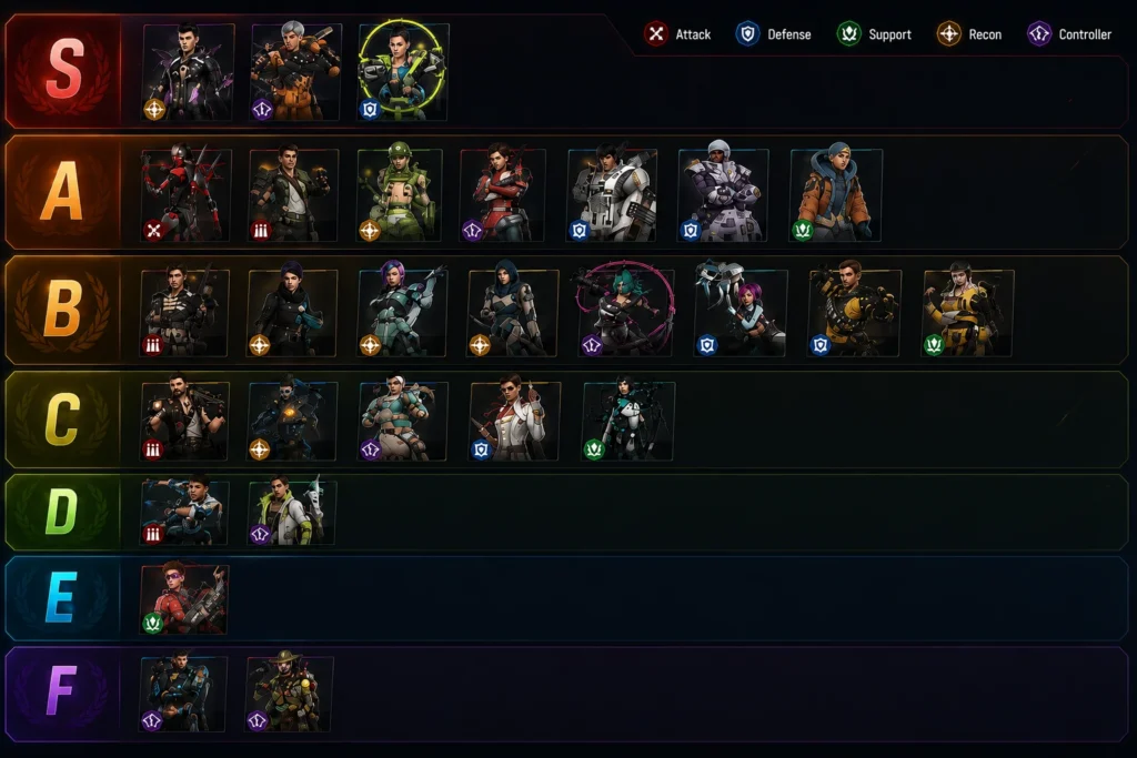 Apex Legends Tier List Season 29 Characters img