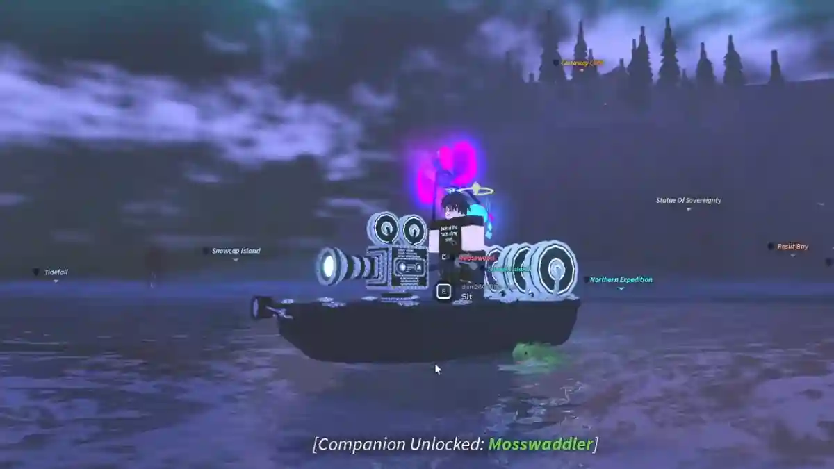 Get Mosswaddler Companion in Fisch (Roblox)
