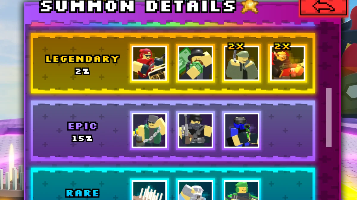 Noob Tower Defense Tier List