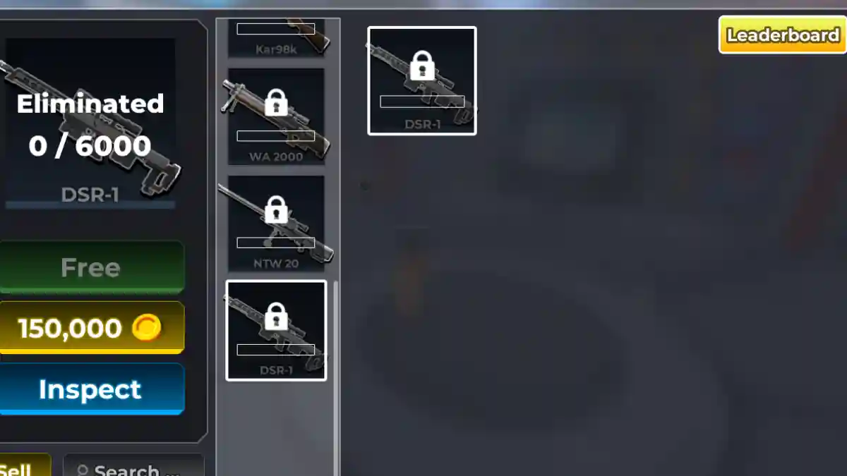 Sniper Arena Tier List Best Weapons