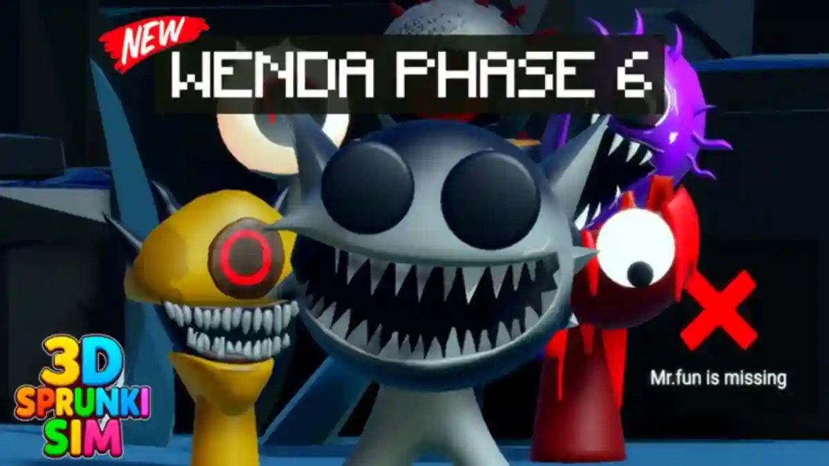 Wenda Phase 6 Badge Morphs in 3D Sprunki SIM