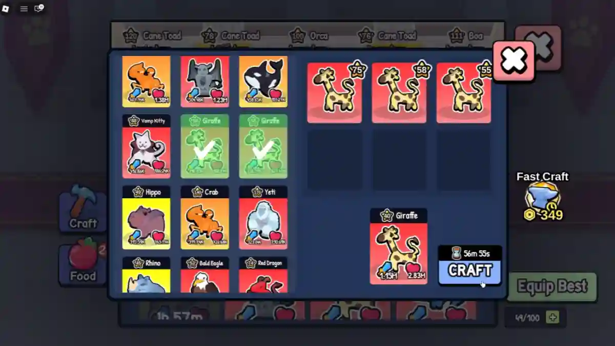 Battle Pet Shiny Pets Crafting Recipe